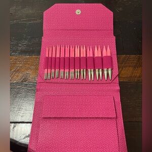 LYKKE knitting needles pink set